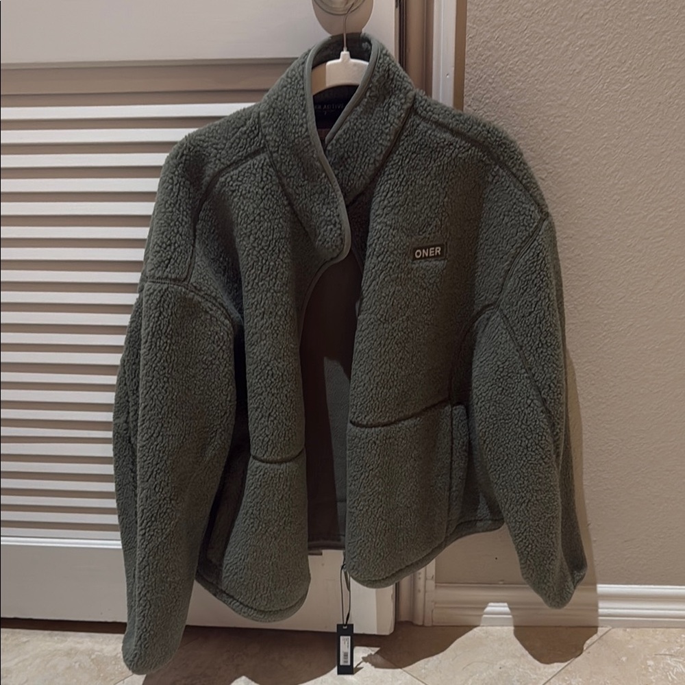 Oner Active Forest Green Fleece Performance Jacket